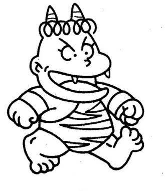 小怪兽简笔画 小怪兽简笔画图片