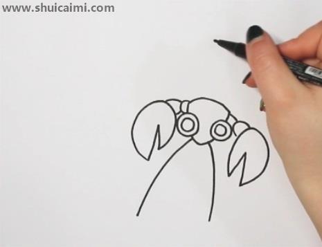 龙虾简笔画怎么画 龙虾简笔画画法