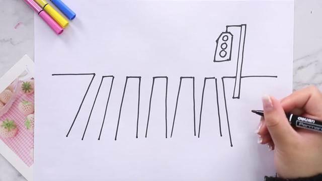 马路简笔画 马路简笔画怎么画