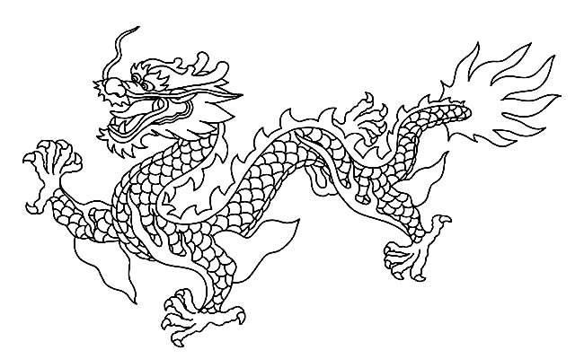 龙的简笔画图片大全 龙的简笔画图片大全可爱简单