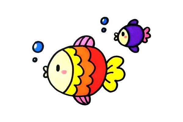 简笔画小鱼 简笔画小鱼图片大全