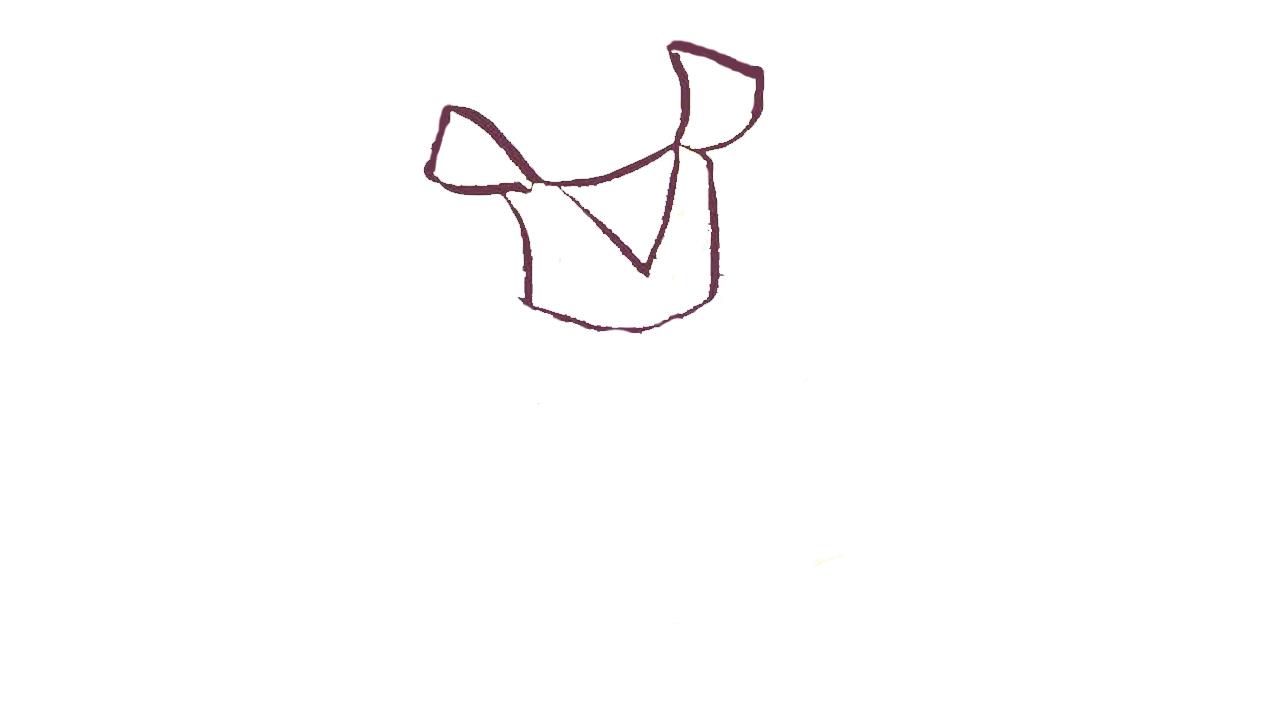 公主裙简笔画怎么画 公主裙简笔画步骤