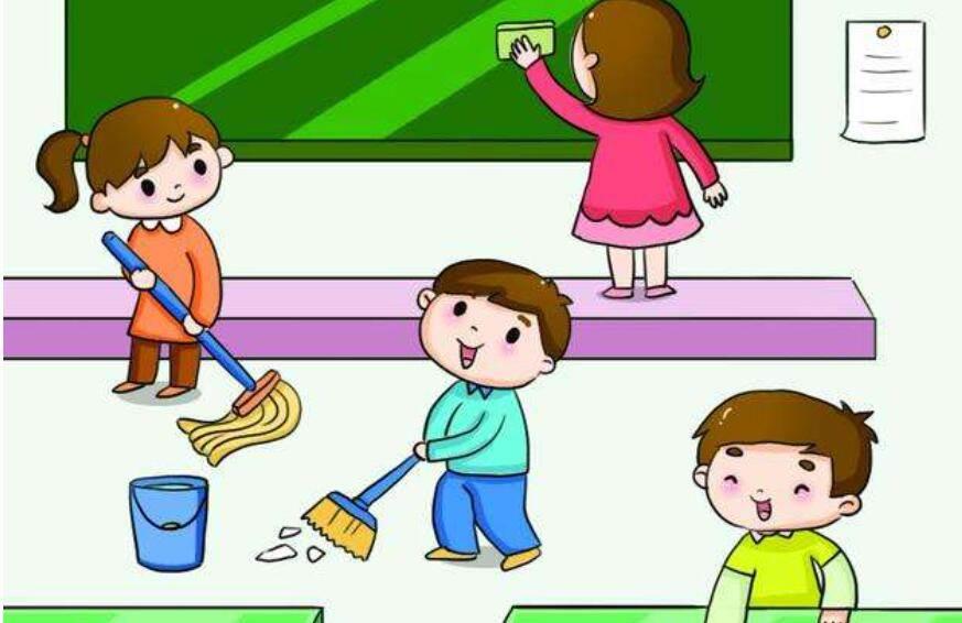 今天我值日简笔画 今天我值日简笔画图片