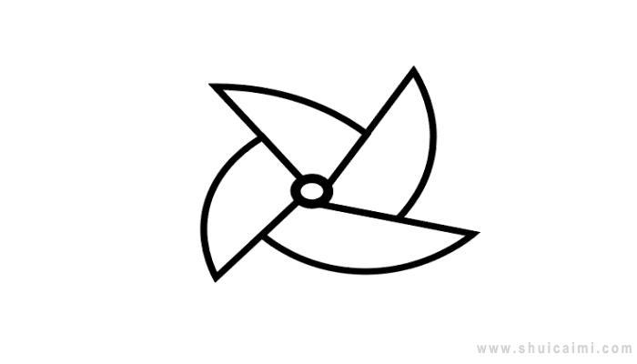 风车简笔画怎么画 风车简笔画简单