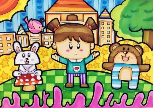 放学简笔画动物素材 放学简笔画动物图片