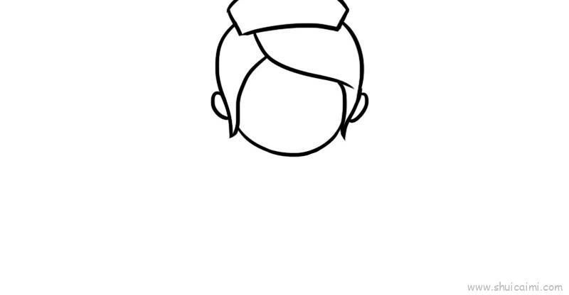 医护人员儿童画怎么画 医护人员简笔画图片