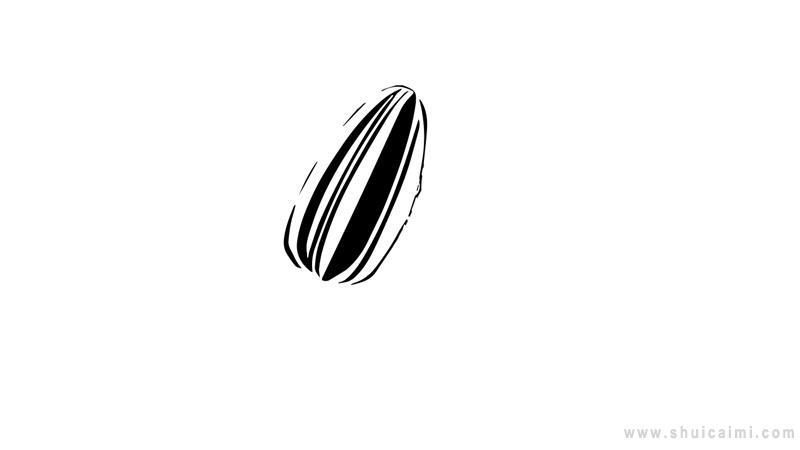 瓜子简笔画怎么画 瓜子简笔画好看
