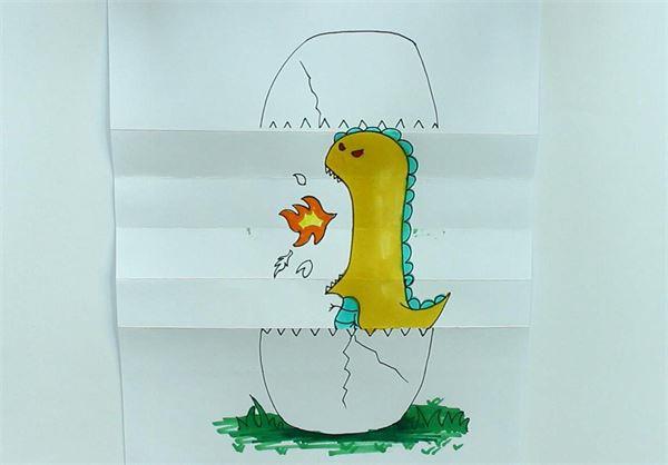 如何喷火龙怎么画 如何喷火龙简笔画图片大全带颜色