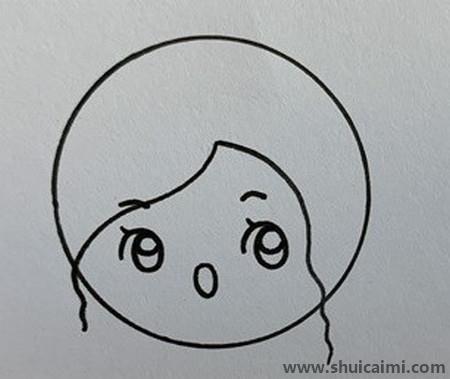 简笔画卡通音乐老师绘画教程