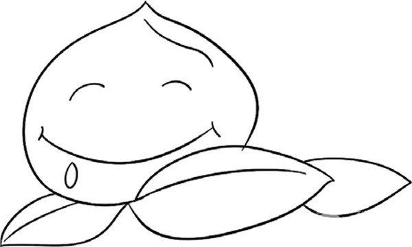 甜美的桃子简笔画怎么画 甜美的桃子简笔画简单