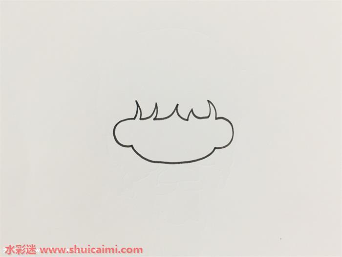 女孩怎么画 女孩简笔画步骤图