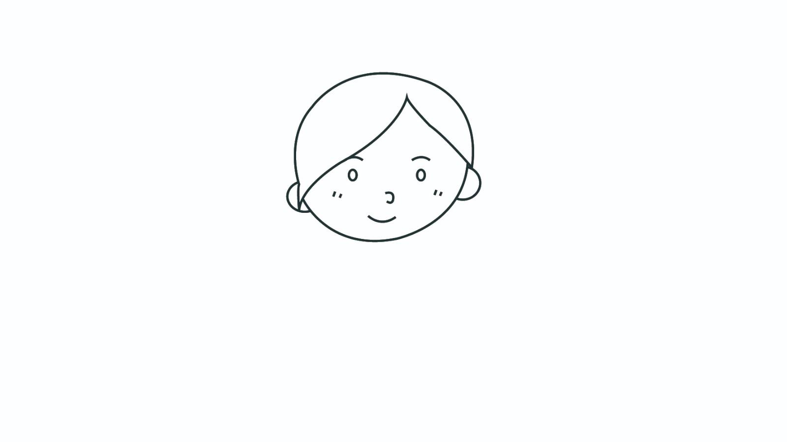 女生全身简笔画怎么画 女生全身简笔画简单