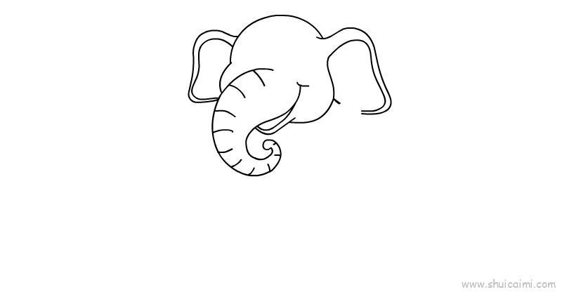 大象儿童画怎么画 大象简笔画简单又好看