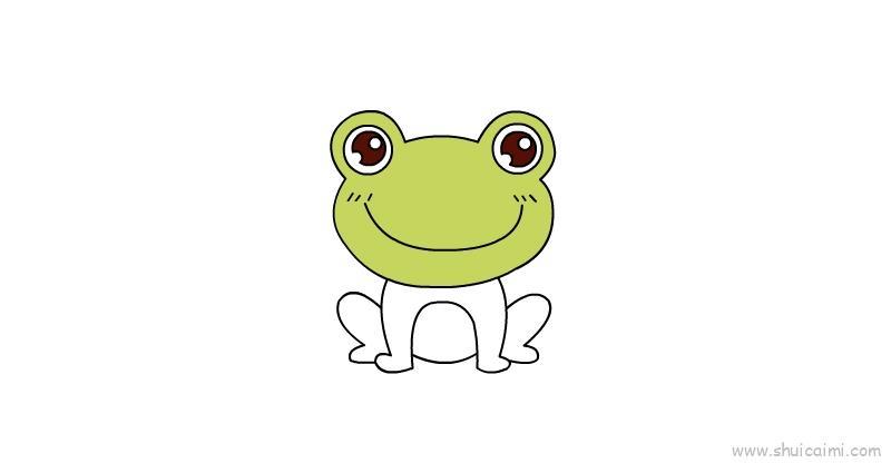 青蛙儿童画怎么画 青蛙简笔画简单