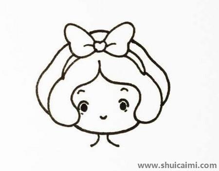 白雪公主图儿童简笔画