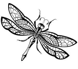 蜻蜓简笔画 蜻蜓简笔画简单又漂亮