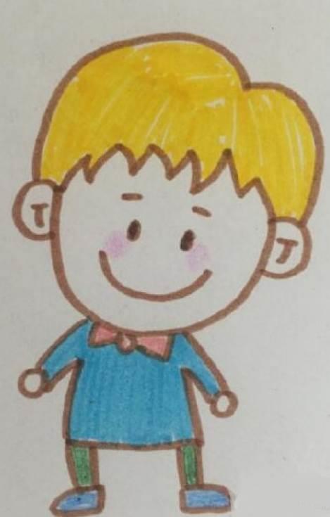 自画像简笔画男生 自画像简笔画男生戴眼镜
