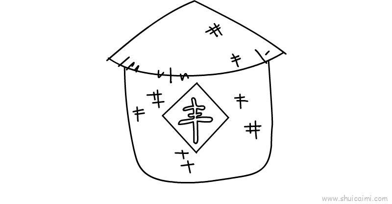 谷仓儿童画怎么画 谷仓简笔画步骤