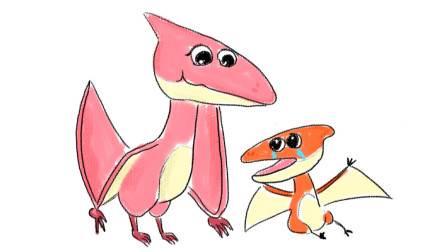 翼龙简笔画 翼龙简笔画幼儿园