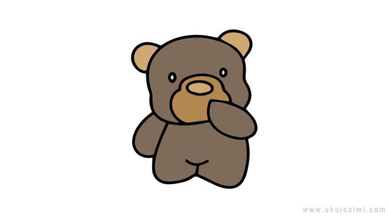 小熊简笔画怎么画 小熊简笔画图片