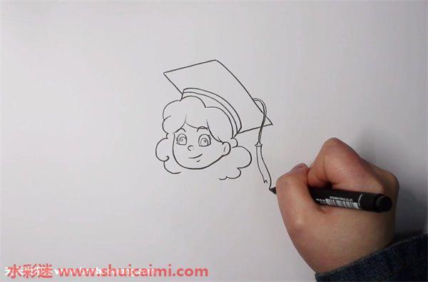 小博士怎么画 小博士简笔画简单彩色