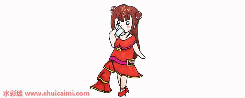 黑暗齐娜怎么画简单又漂亮 叶罗丽齐娜简笔画一步一步教
