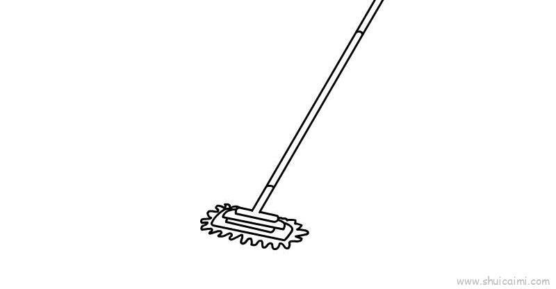 清洁工具儿童画怎么画 清洁工具简笔画简单