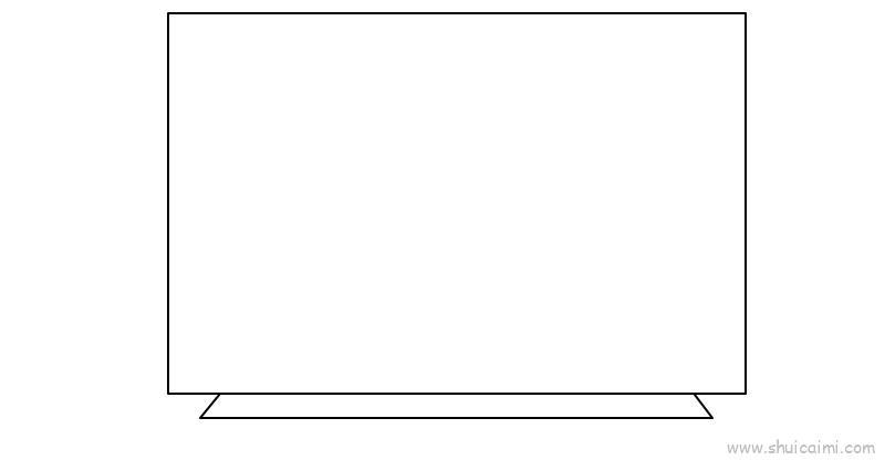 电视儿童画怎么画 电视简笔画好看