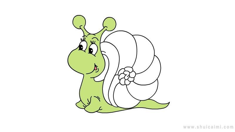 蜗牛简笔画怎么画 蜗牛简笔画画法