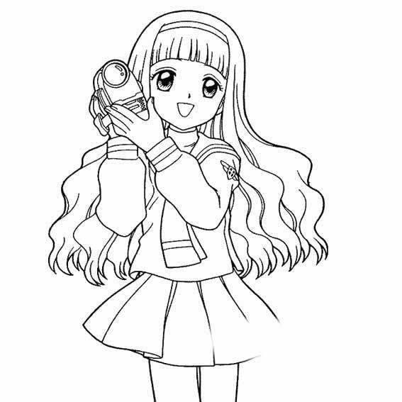 简笔画卡通人物 简笔画卡通人物可爱女孩