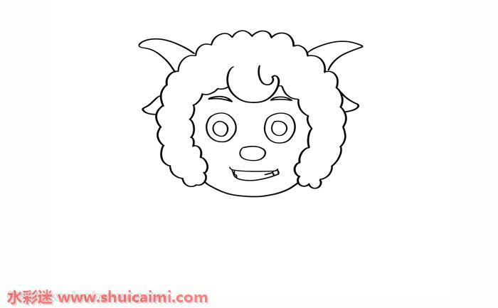 喜羊羊怎么画 喜羊羊简笔画彩色