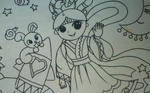嫦娥简笔画 嫦娥简笔画怎么画