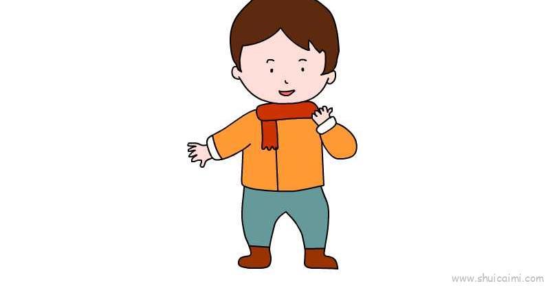 新年娃娃儿童画怎么画 新年娃娃简笔画图片