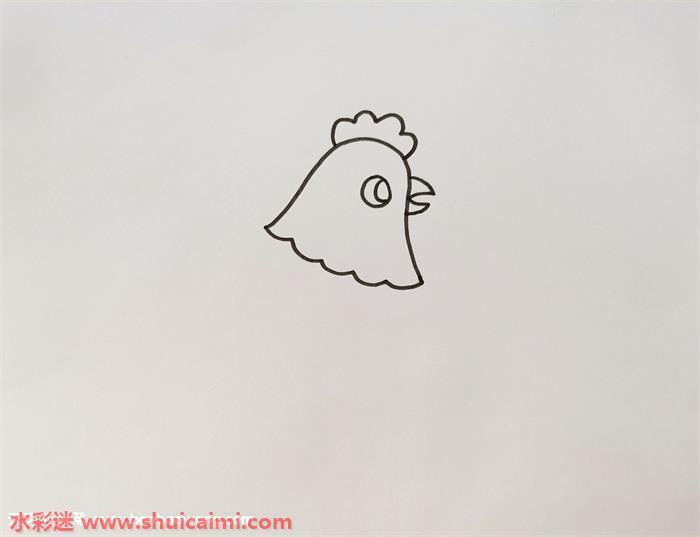 母鸡怎么画 母鸡简笔画简单好看带颜色