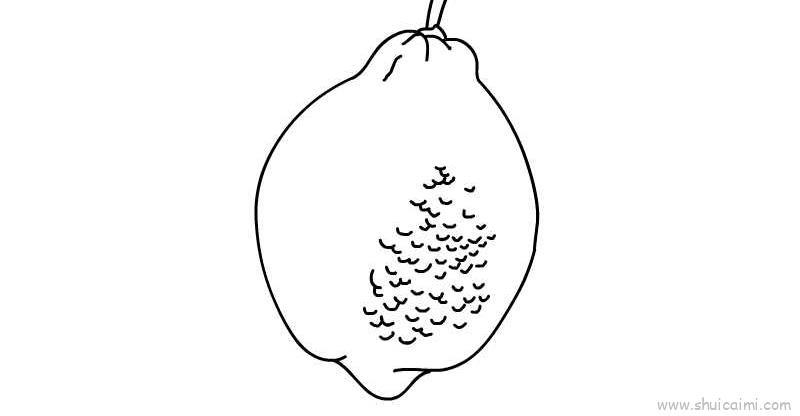 柠檬儿童画怎么画 柠檬简笔画简单