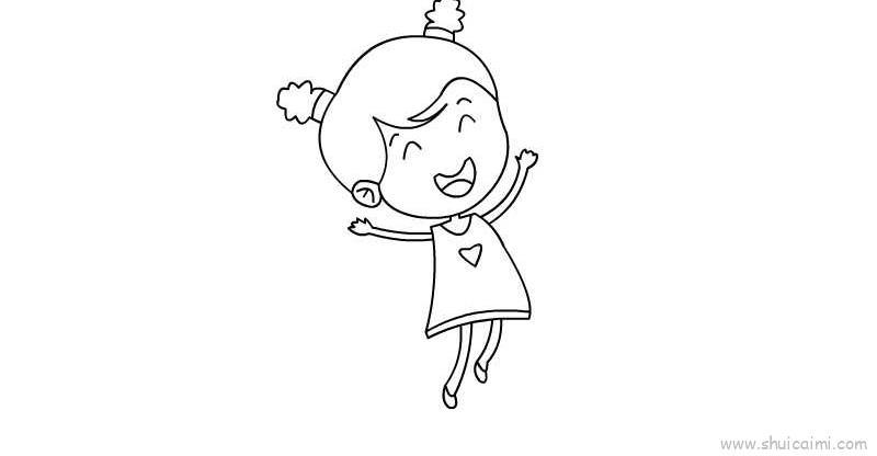 人物女孩儿童画怎么画 人物女孩简笔画简单又好看