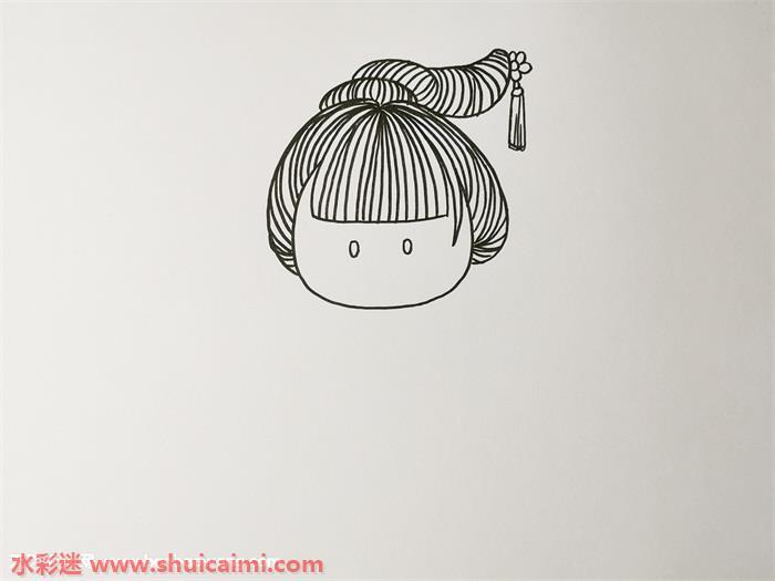 古装人怎么画 古装人简笔画简单易画彩色