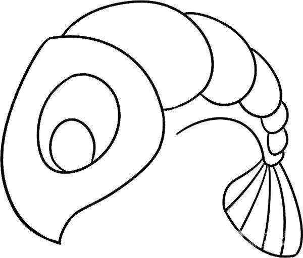 活跃的龙虾的简笔画怎么画 活跃的龙虾简笔画图片大全