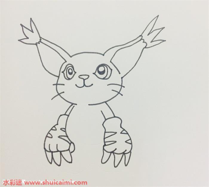 迪路兽怎么画 迪路兽简笔画画法