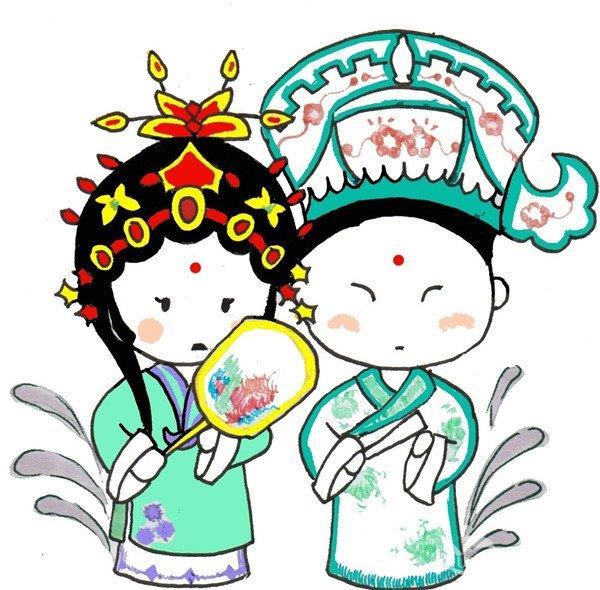 京剧演员的简笔画怎么画 京剧演员的简笔画画法