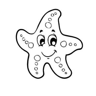 海星简笔画 海星简笔画彩色