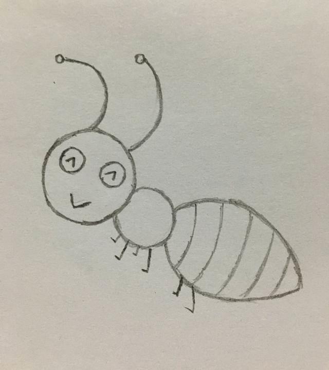 蚂蚁简笔画 蚂蚁简笔画图片
