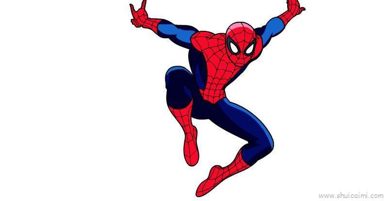 蜘蛛侠儿童画怎么画 蜘蛛侠简笔画图片大全