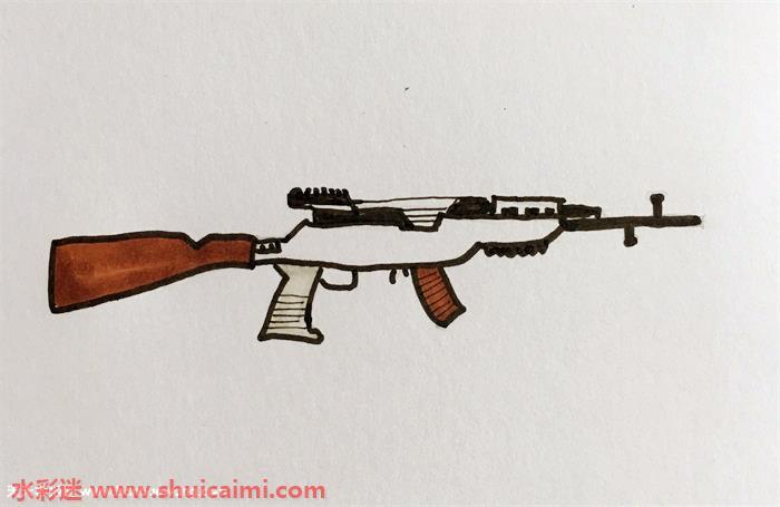 awm怎么画 awm简笔画简单彩色