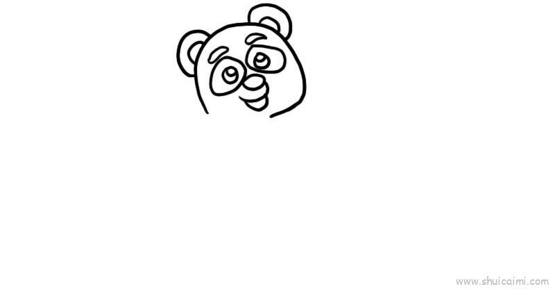 熊猫宝宝儿童画怎么画 熊猫宝宝简笔画图片大全