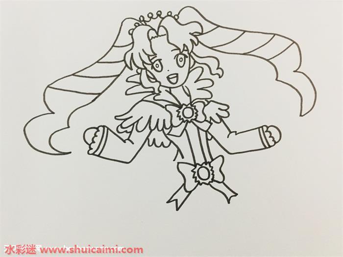 彩俐公主怎么画 彩俐公主简笔画画法