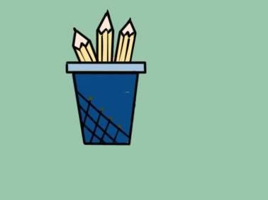 文具盒简笔画 文具盒简笔画图片