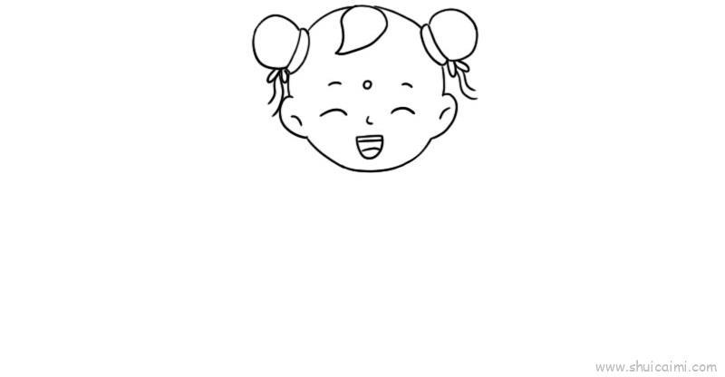 新年福娃儿童画怎么画 新年福娃简笔画简单