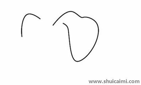 导盲犬儿童简笔画