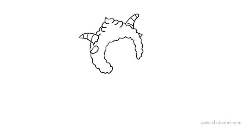 懒羊羊儿童画怎么画 懒羊羊简笔画顺序